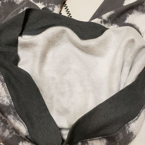 Grayson Threads L Womens Gray White Tie dye Long Sleeve Crewneck Sweatshirt M - Picture 8 of 8